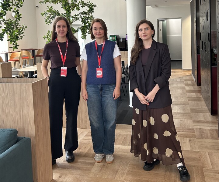 Līsi Aibela, Mari Nurka un Linda Rudene. Foto no personīgā arhīva